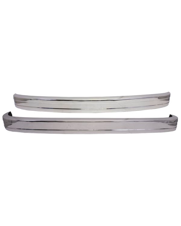 Bumper Set in Stainless Steel  fits T2 Bus