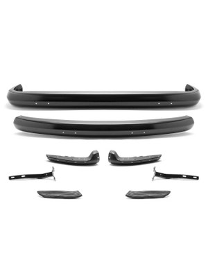 Front & Rear Bumper Kit, E-Coated Black fits T2 Bay