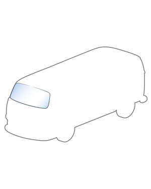 Windscreen, Clear fits T2 Bay,Brazil Kombi