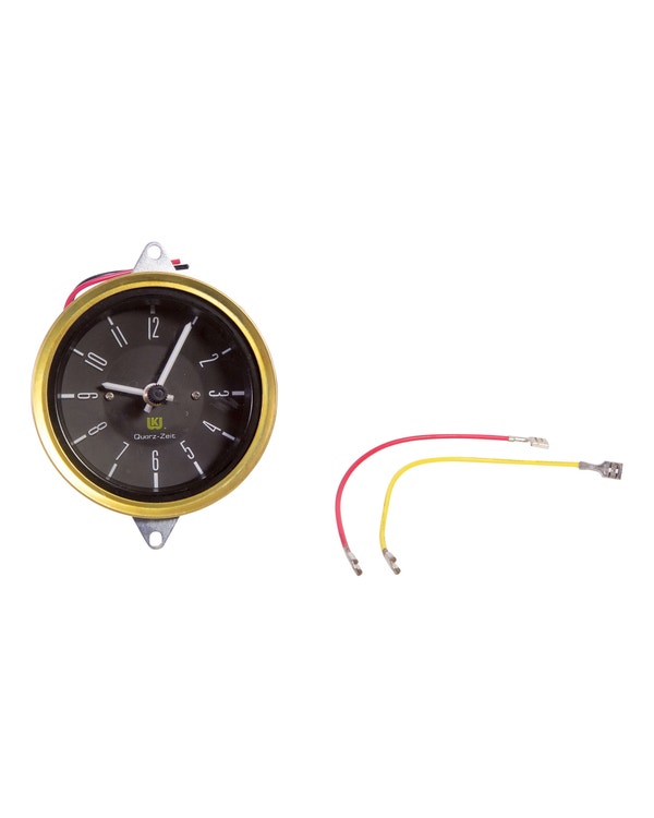 Dashboard Clock with a Black Face  fits T2 Bay,Baywindow USA