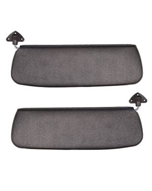 TMI Sun Visors in Black, supplied as a pair  fits T2 Split Bus