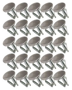 Chrome Interior Trim Clips, Bag of 25