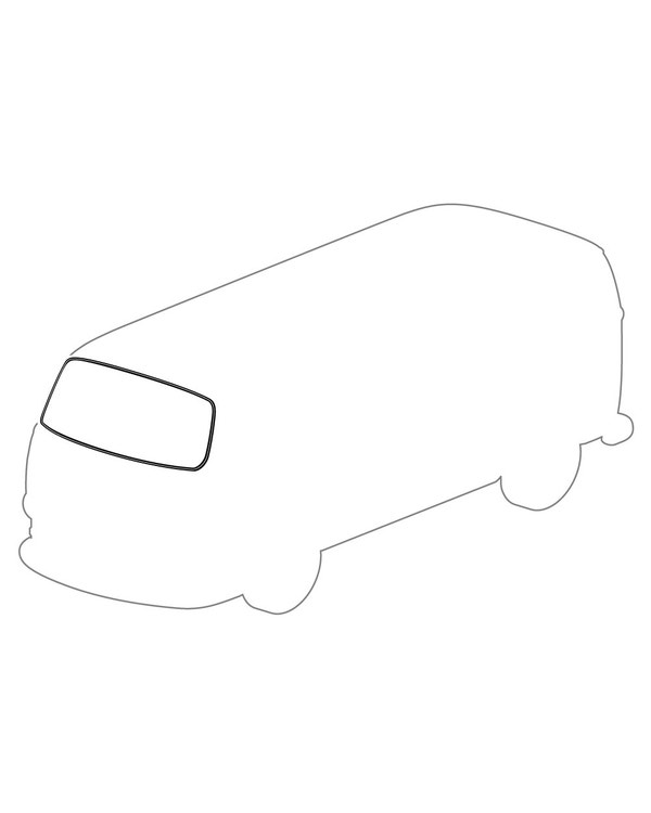 Windscreen Seal Deluxe for Plastic Trim  fits T2 Bay