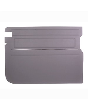Sliding Door Panel, Dove Grey Vinyl with Chrome Strip, Right  fits T25/T3