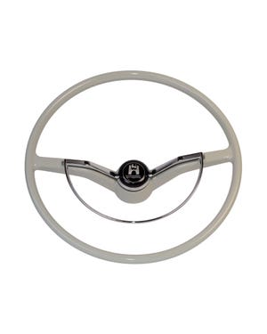 Volante Flat 4 en plata/beige fits Escarabajo,Escarabajo cabrio
