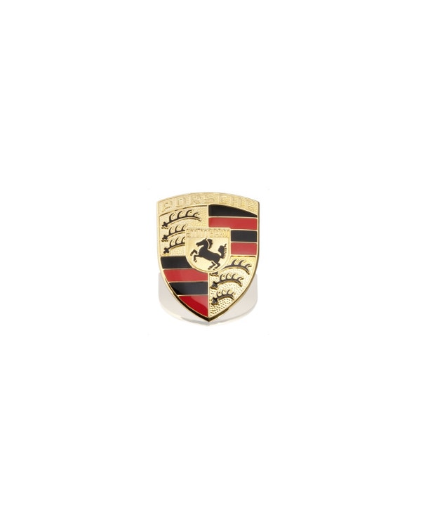 Hood Handle Badge, Porsche Crest  fits 356