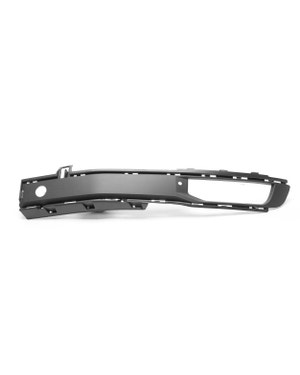 Front Bumper Moulding with Fog & Park Sensor Holes, Black, Left, T6  fits t6