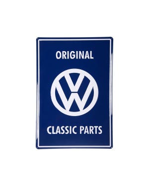 VW Classic Parts Metal Sign 