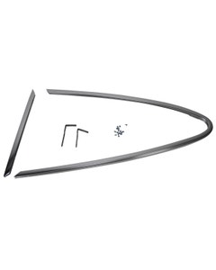 Rear Quarter Window Frame, Left
