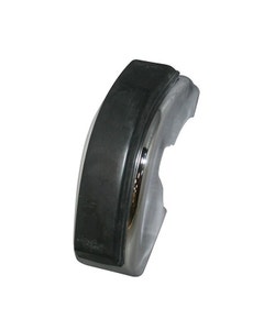 Bumper Overrider with Rubber, Front Left