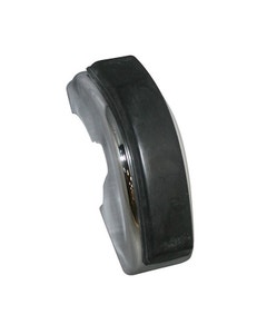 Bumper Overrider with Rubber, Front Right