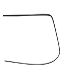 Front Screen Metal Moulding, Black, Left