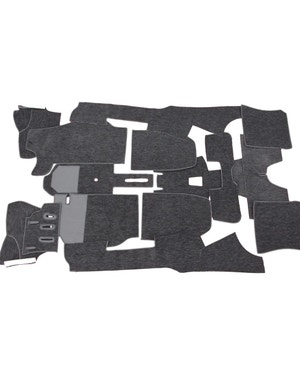 Carpet Set for Right Hand Drive Coupe, Salt n Pepper fits 911,912