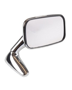 Door Mirror, Small Flag Type, Chrome, Right