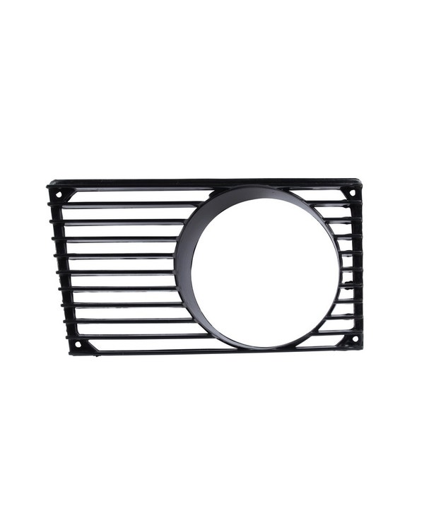 Horn Grille with Fog Light Hole in Black, Left  fits 914