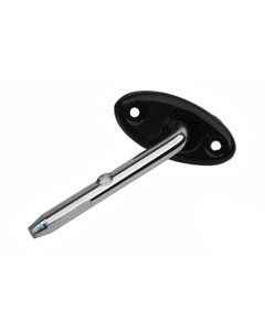 Sun Visor Mounting, Heavy Duty Aluminium, Black
