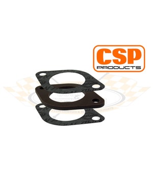 CSP Heat Insulation Flange 48mm IDF/DRLA inc Gaskets   fits Beetle,T2 Bay,Splitscreen,Karmann Ghia,Beetle Cabrio,Type 3