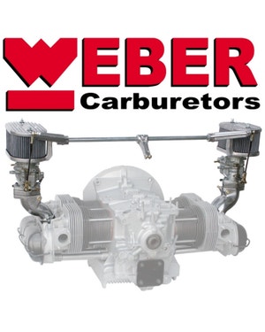 Weber Twin 34 ICT Carburetor Kit, Twin Port  fits Beetle,T2 Bus,Split Bus,Karmann Ghia,Beetle Cabrio