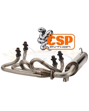 CSP Python Stainless Steel Exhaust -78 Type4 into Split Screen 42mm  fits T2 Split Bus