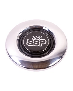 SSP Horn Press, Polished Aluminum, 6 Bolt Steering Wheels