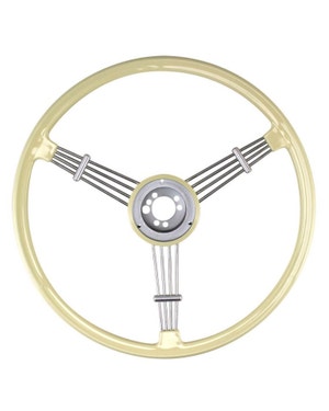 SSP Banjo Steering Wheel Ivory Color  fits Beetle,Karmann Ghia,Beetle Cabrio,Type 3