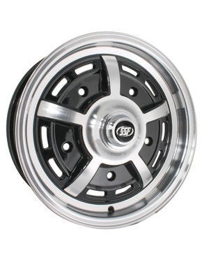 Cerchio SSP Sprintstar, nero lucido 5Jx15", foratura 5x205, ET20 fits Maggiolino,Bus Bay,Bus Split,Karmann Ghia,Maggiolino Cabrio,Type 3
