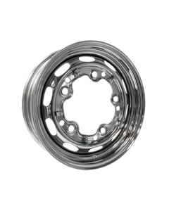 Chrome Steel Wheel 4.5x15'', 5/205 PCD, 3.73" BS