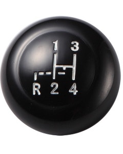 Vintage Speed Gear Knob with Stock Shift Pattern Black 7mm Thread