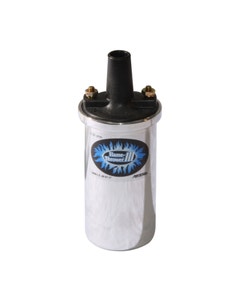 Bobina 12v Pertronix Flamethrower 3, 0.32 Ohm, cromata