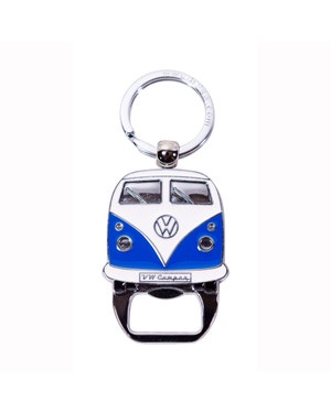 Splitscreen Bottle Opener in Blue and White