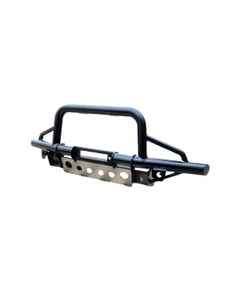 Black Tubular Winch Bumper with A Bar