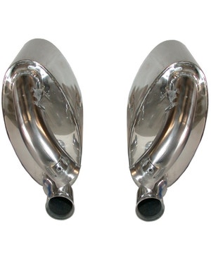 Sports Exhaust Rear Silencer Set, Stainless Steel  fits 993