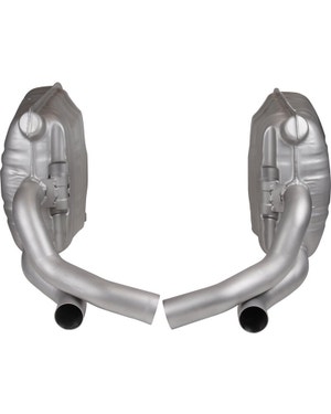 Sports Exhaust Silencer Set, OE Style, Stainless Steel  fits 997
