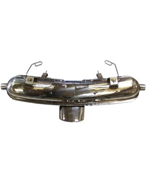 Sports Exhaust Rear muffler Stainless Steel  fits 986 Boxster