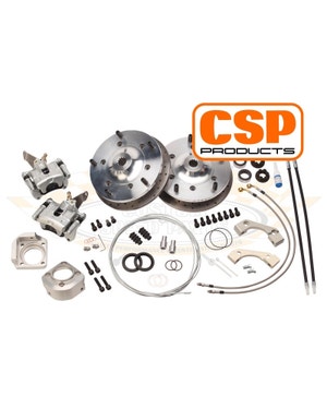 CSP Rear Disc Brake Kit, 5x205 Solid Discs fits 356