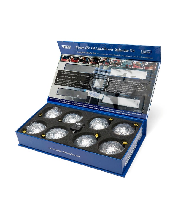 Wipac S6067LED 73mm LED Clear LED Light Conversion Kit