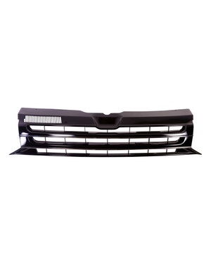 Badgeless Front Grille in Gloss Black with Chrome Trims T5.1 Facelift fits T5