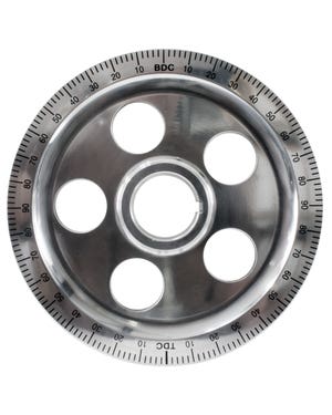 Crankshaft Pulley Round Holes Aluminium  fits Beetle,T2 Bay,Splitscreen,Karmann Ghia,Beetle Cabrio,Type 3