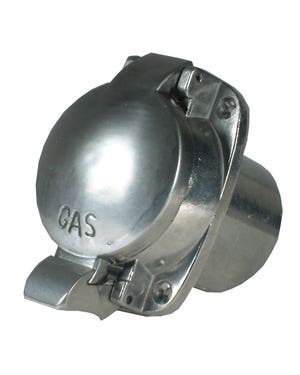 Universal Polished Aluminium Fuel Filler Cap for 2'' Opening  fits Buggy/Baja