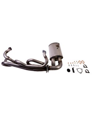 Marmitta CSP Phyton, Bus '72-'79 1600cc, 38mm fits Bus Bay