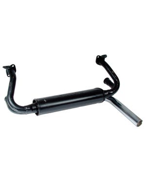 Exhaust, single tip Monza, EMPI