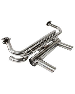 Stainless Steel Twin Pipe Exhaust System 1300cc-1600cc  fits Beetle,Beetle Cabrio