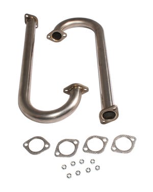J tube 38mm in acciaio inox, flangiati, Vintage Speed fits Type 3