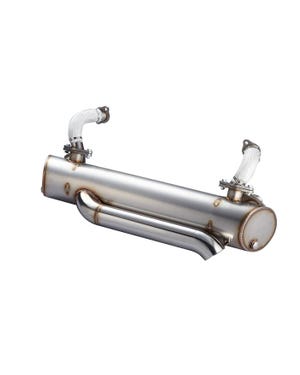 Vintage Speed Super Flow Exhaust System with Tuck Tail Pipe Up To 150BHP