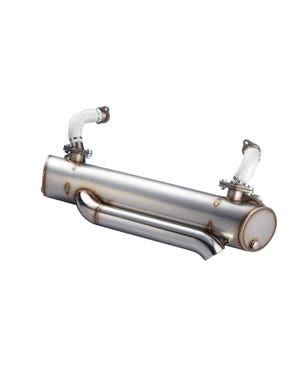 Vintage Speed Stainless Steel Super Flow Exhaust System with Tuck Tail Pipe  fits Split Bus