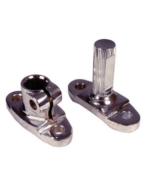 Juntas de dirección cromadas fits Escarabajo,Karmann Ghia,Escarabajo cabrio,Tipo 3
