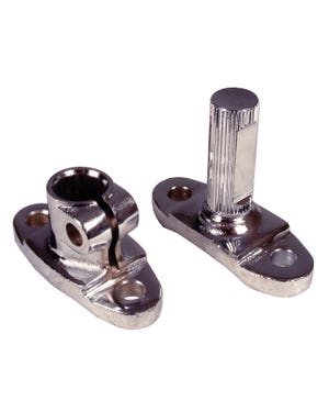 Chrome Steering Flange Joints  fits Beetle,Karmann Ghia,Beetle Cabrio,Type 3