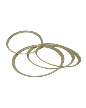 Hubcap Trim Ring Set finished in Beige  fits Beetle,T2 Bus,Split Bus,Karmann Ghia,Beetle Cabrio,Type 3,Buggy/Baja