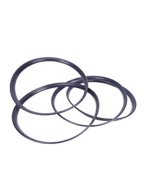 Hubcap Trim Ring Set in Blue fits Beetle,T2 Bay,T2 Split Bus,Karmann Ghia,Beetle Cabrio,Type 3,356