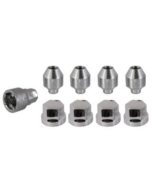 Locking Wheel Nut Set 1/2'' Tapered fits Beetle,Karmann Ghia,Beetle Cabrio,Type 3